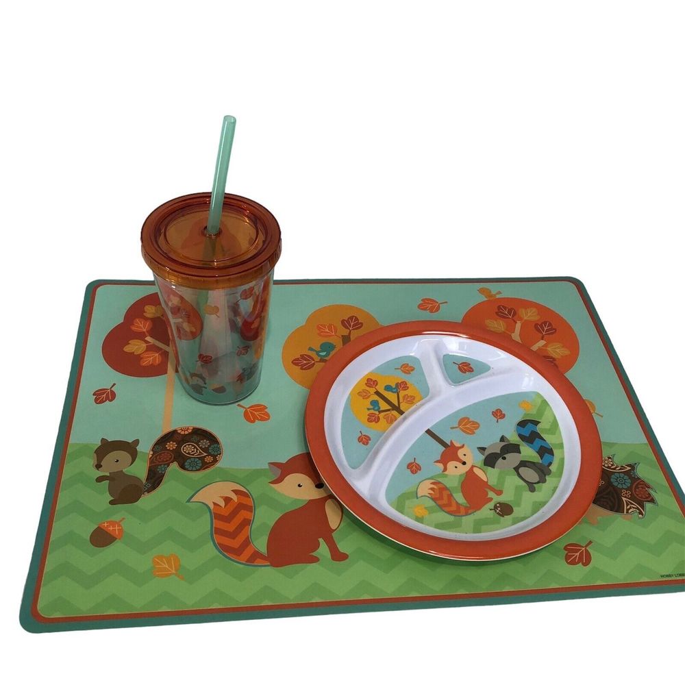 Set of 3 PCS kids dinnerware - Picture 3 of 13
